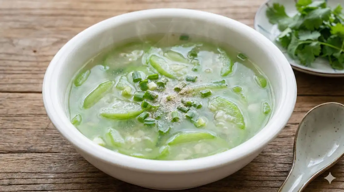 Asian soup with vegetables