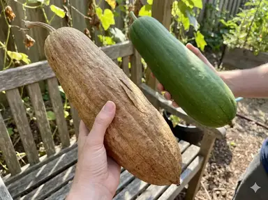 Dried luffa gourd lightweight test for harvest readiness