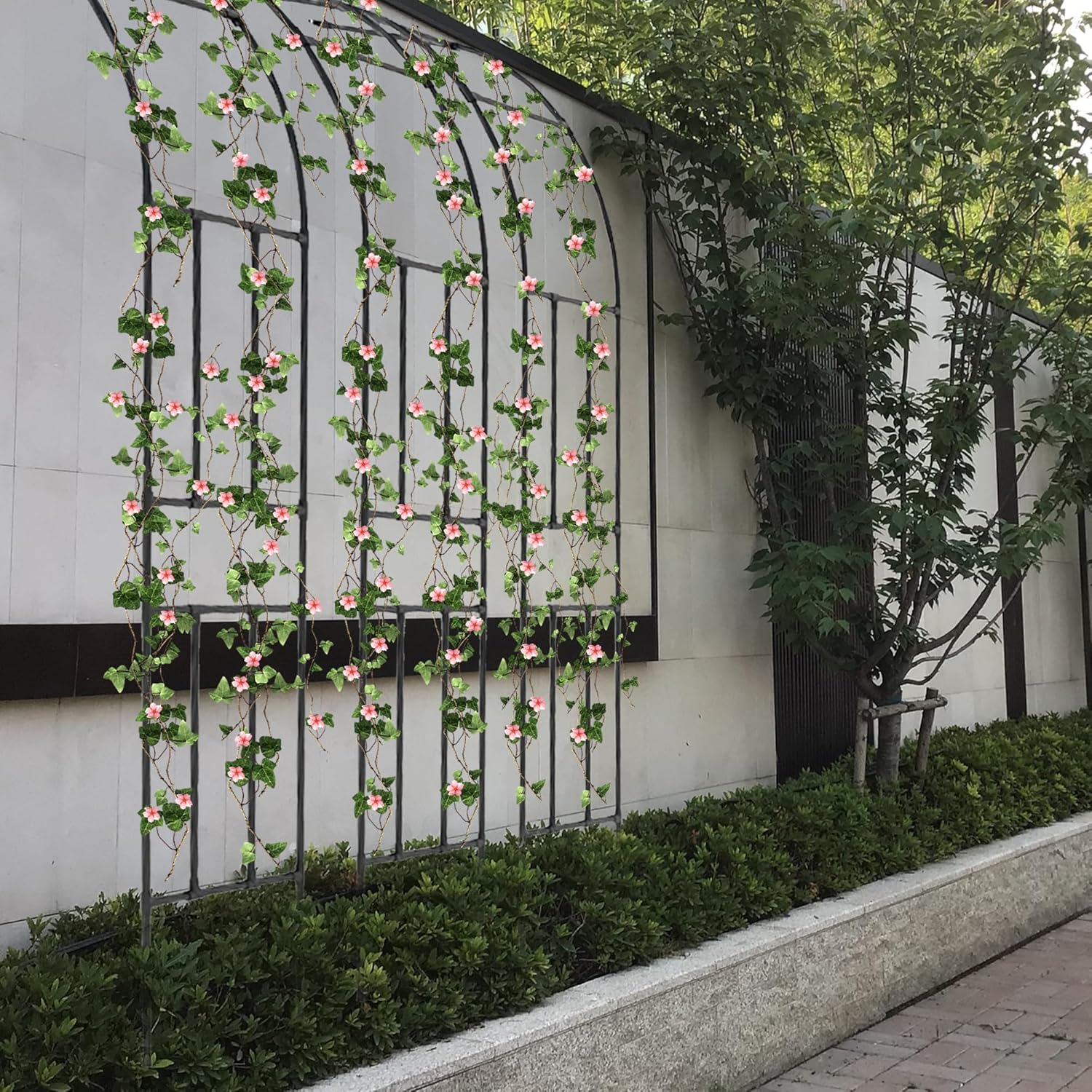 Twira Heavy-Duty Metal Garden Arch Trellis (7.9FT)